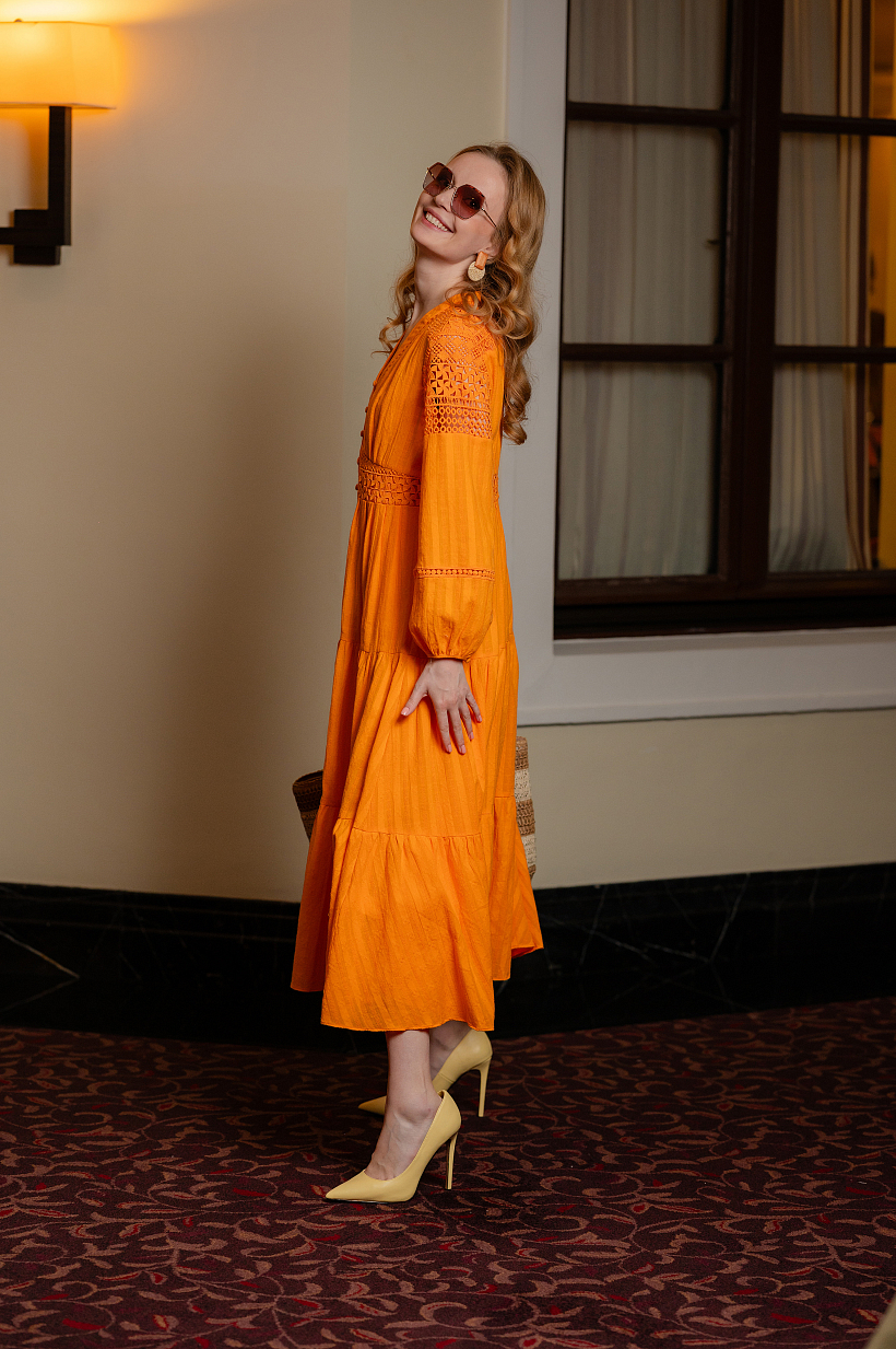 Платье L21452 Оранжевый