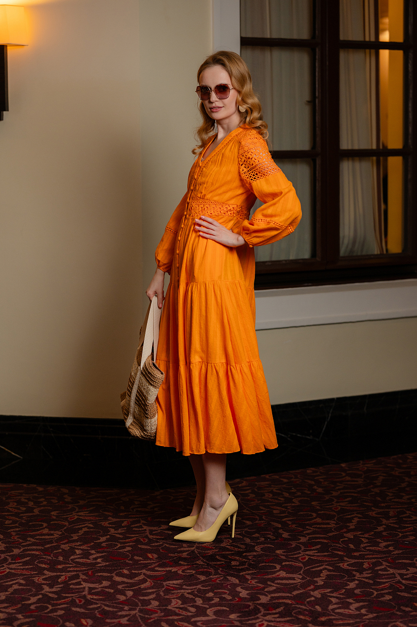 Платье L21452 Оранжевый