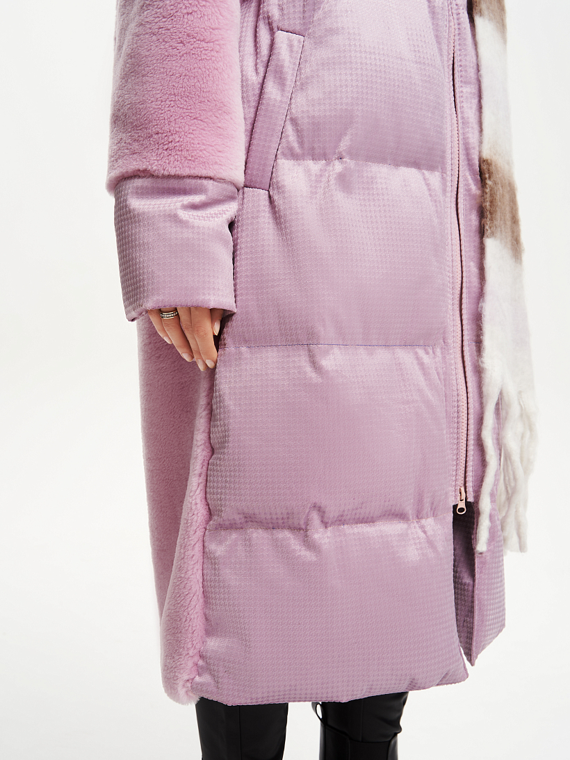 Пальто Y21598 Фиолетовый