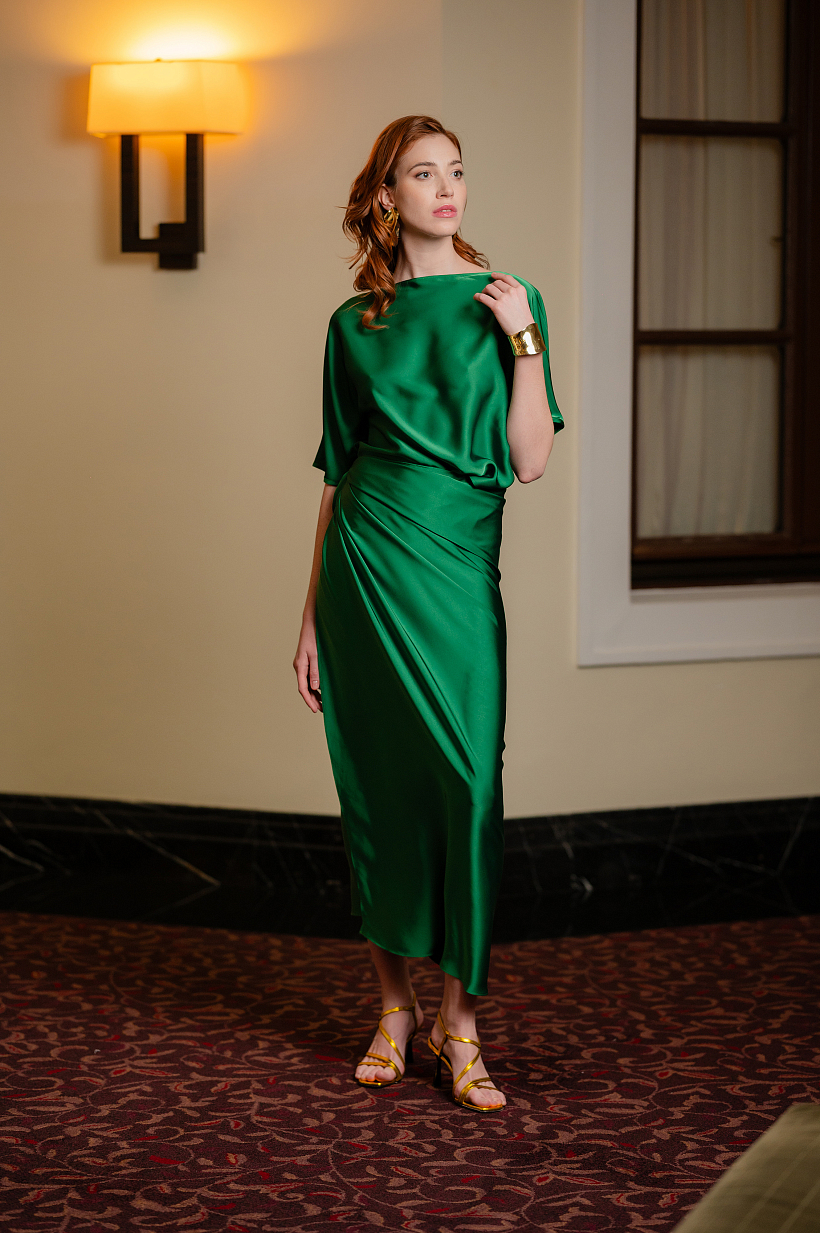Платье L35400 Зеленый