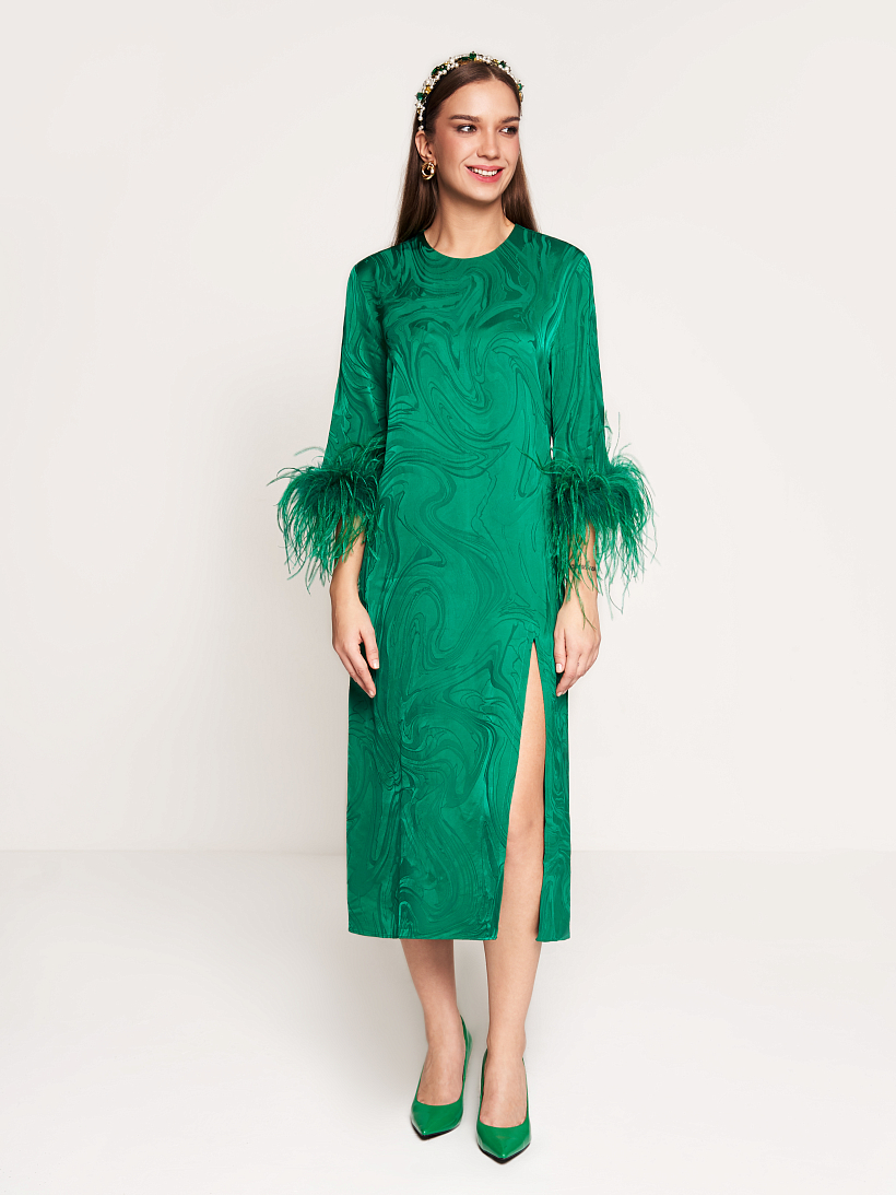 Платье L30132 Зеленый